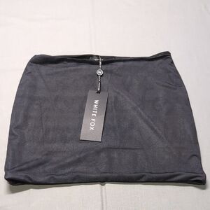 White Fox Boutique Black Mini Skirt